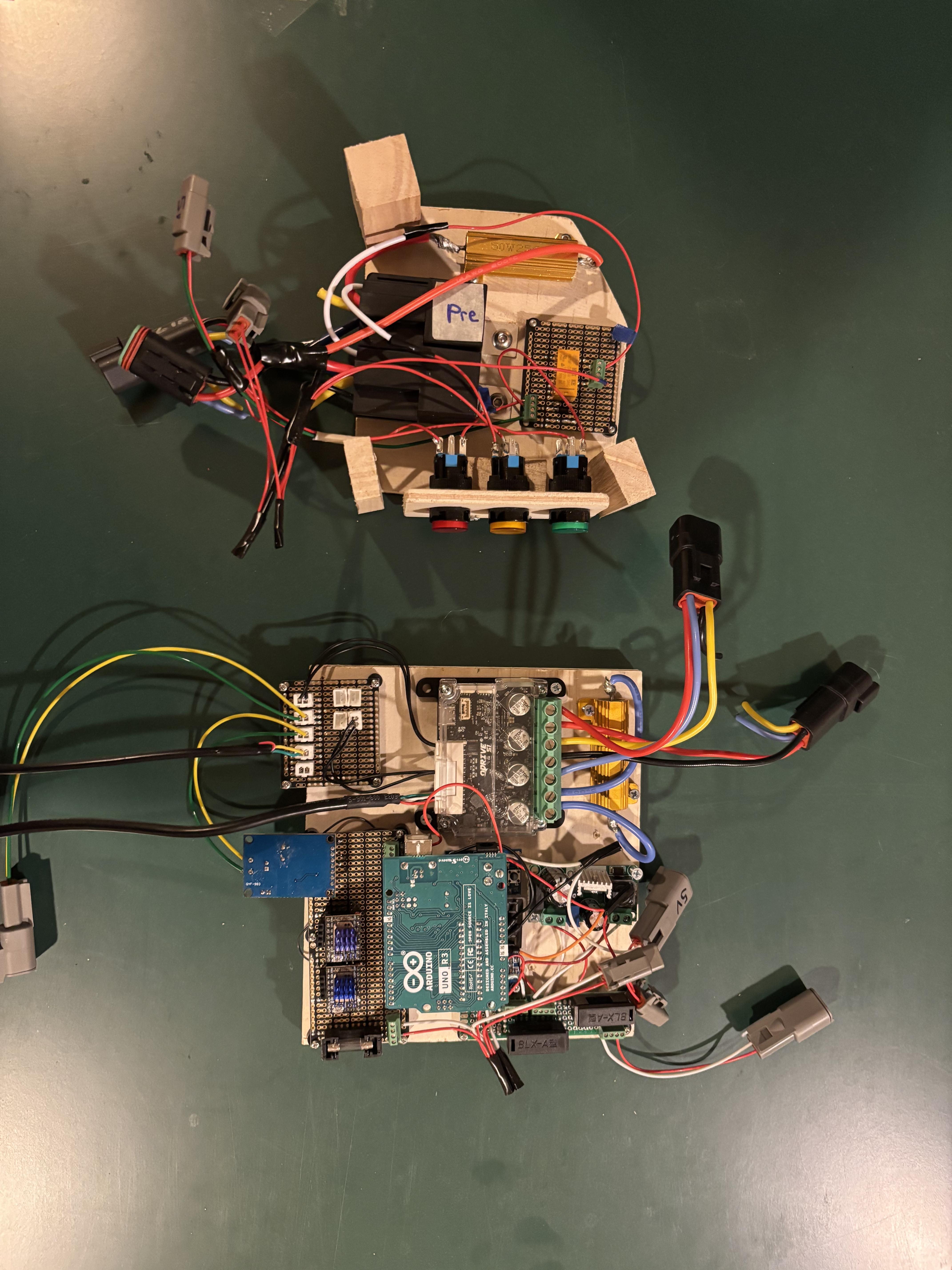 Controls for elbow and wrist